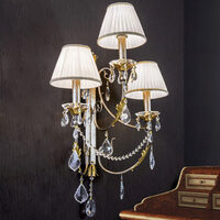 Aplica moderna alama antichizata 3xE14/40W, Miramare WA 2-1301/3 Silber Gold Orion