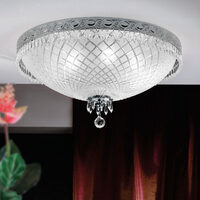 Plafoniera clasica alama argintie 8xE27/60W, Empire Crystal DL 7-489/8/61 Altsilber Orion