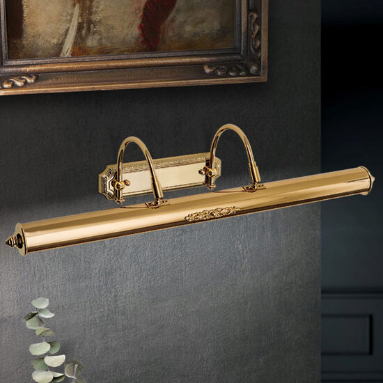 Aplica/lampa de tablou alama Aur 24k 3xE14/28W Bilderleuchten WA 2-1335/3 Gold Orion