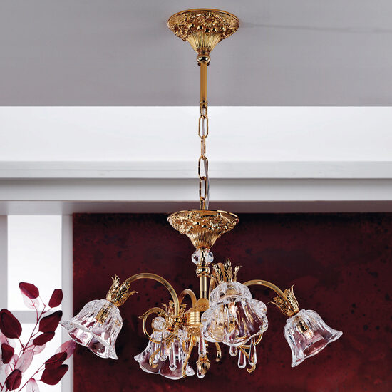 Candelabru modern alama Aur 24k 4xG9/40W, La Boheme LU 2392/4 Gold Orion