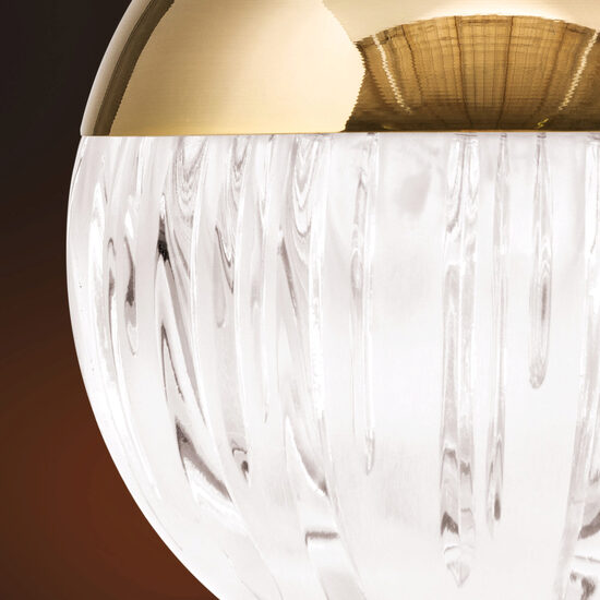 Lustra moderna alama Aur 24k LED 4.5W/380lm/3000K, Ball LU 1735/8+4 Gold Orion