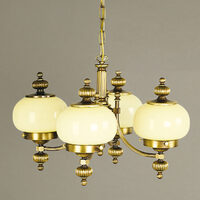 Candelabru clasic alama patinata 4xE27/60W, Nostalgie LU 1319/4 Patina/Champ Orion