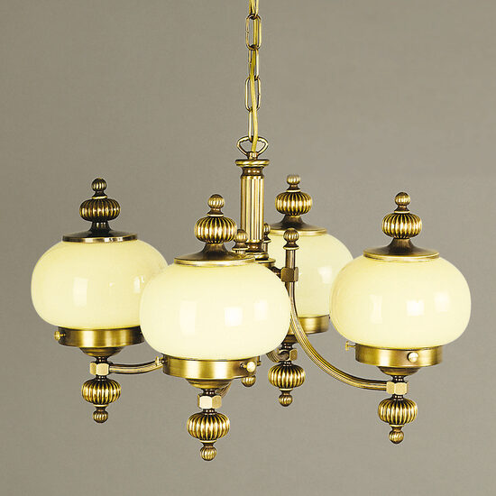 Candelabru clasic alama patinata 4xE27/60W, Nostalgie LU 1319/4 Patina/Champ Orion