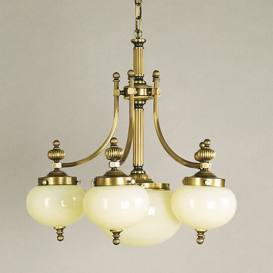Candelabru clasic alama patinata 6xE27/60W, Nostalgie LU 1320/5+1 Patina/Champ Orion