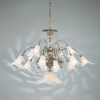 Candelabru clasic 16xE14/40W+1xE27/60W, Tosca LU 1617/12+4+1 Altpatina Orion