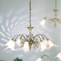 Candelabru clasic alama patinata 8xE14/40W, Tosca LU 1617/8 Altpatina Orion