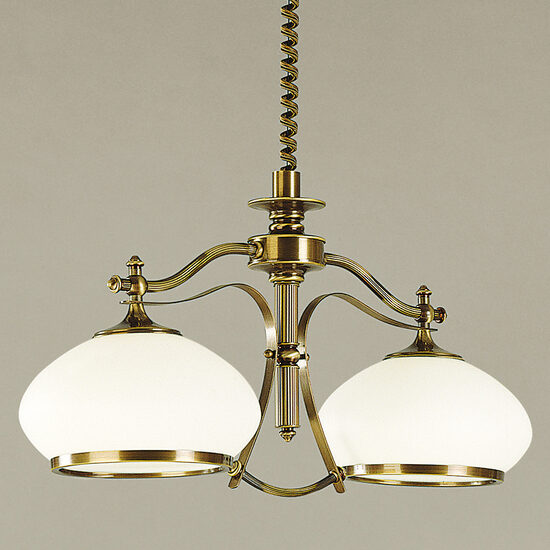 Candelabru clasic alama patinata 2xE27/60W, Empire LU 1461/2 Patina-Opal Orion