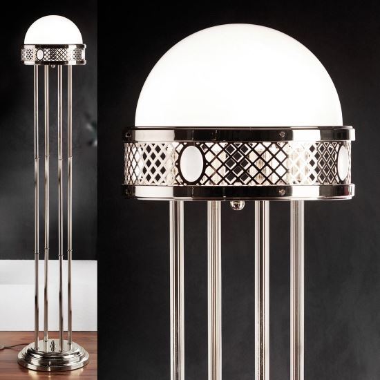 Lampadar modern nichelat 4xE14/40W, Alt Wien STL 12-1128/4/320 Nickel Orion