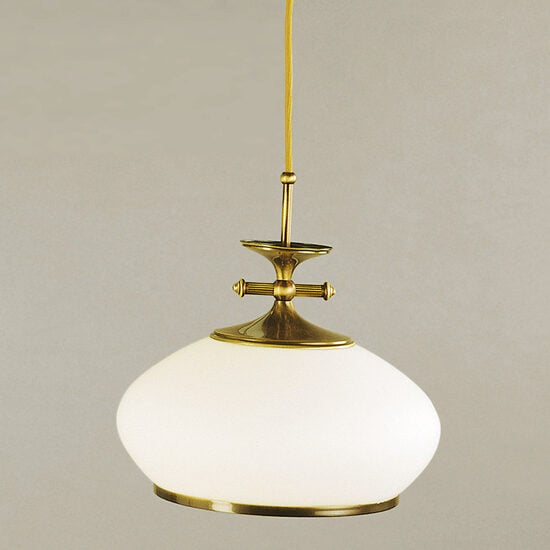 Lustra clasica alama patinata 1xE27/75W, Empire HL 6-1270 Patina-Opal Orion