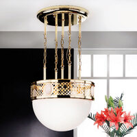 Lustra moderna alama aurie 9xE27/60W, Alt Wien HL 6-1546/9/520 MS Orion