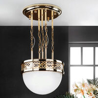 Lustra moderna alama aurie 5xE27/60W, Alt Wien HL 6-1546/5/460 MS Orion