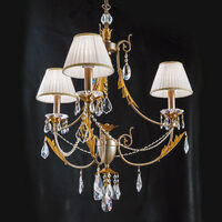 Candelabru modern antichizat 3xE14/40W, Miramare LU 2406/3 Silber Gold Orion
