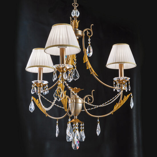 Candelabru modern antichizat 3xE14/40W, Miramare LU 2406/3 Silber Gold Orion