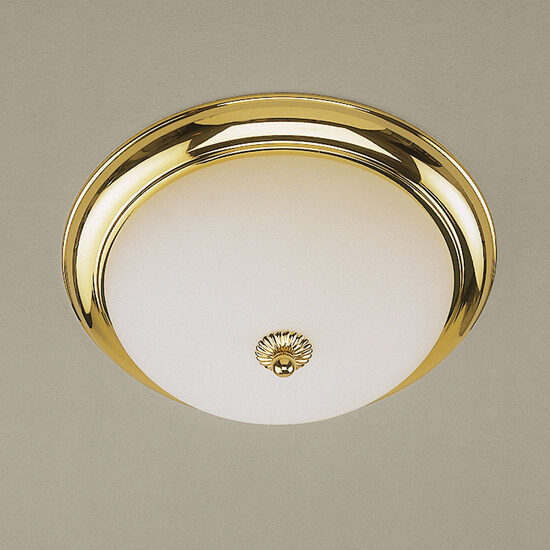 Plafoniera clasica alama aurita Aur 24k 2xE27/60W, Empire DL 7-086/2/35 Gold-Opal Orion
