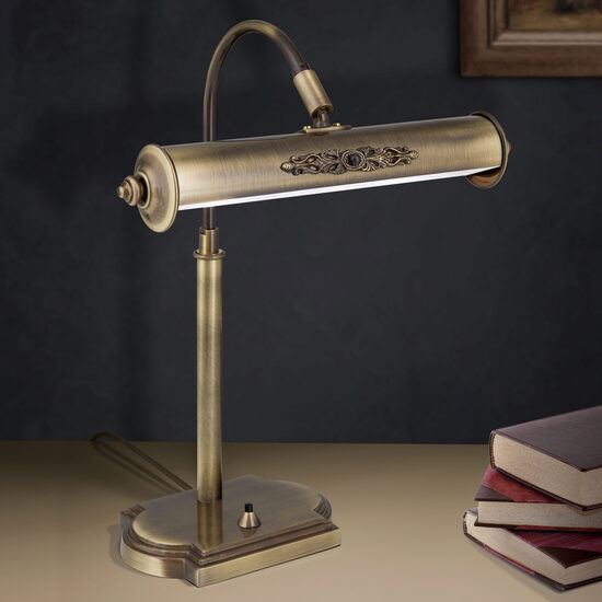 Veioza clasica alama patinata 2xG9/28W, Bilderleuchten LA 4-1178/1+1 Patina Orion