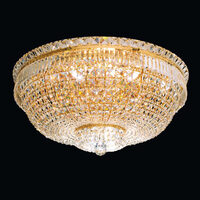 Plafoniera clasica cristal Aur 24k 15xE27/60W, Ambassador DLU 2238/15/100 Gold Orion