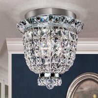 Plafoniera clasica cristal crom 3xE14/40W, Ambassador DLU 2238/3/25 Chrom Orion