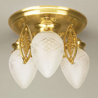 Plafoniera clasica alama bronz 3xE27/60W, Budapest DLU 1441/3 Bronze Orion