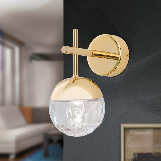 Aplica moderna alama Aur 24k LED 4.5W/380lm/3000K, Ball WA 2-1361/1 Gold Orion