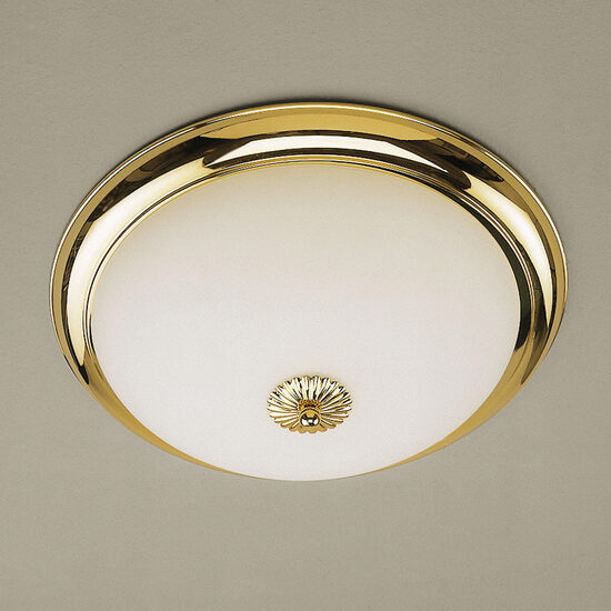 Plafoniera clasica alama Aur 24k 3xE27/60W, Empire DL 7-087/3/47 Gold-Opal Orion