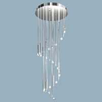 Plafoniera moderna crom 18xG9/20W, Spiralluster DLU-2345/60/18/1.9 Chrom Orion
