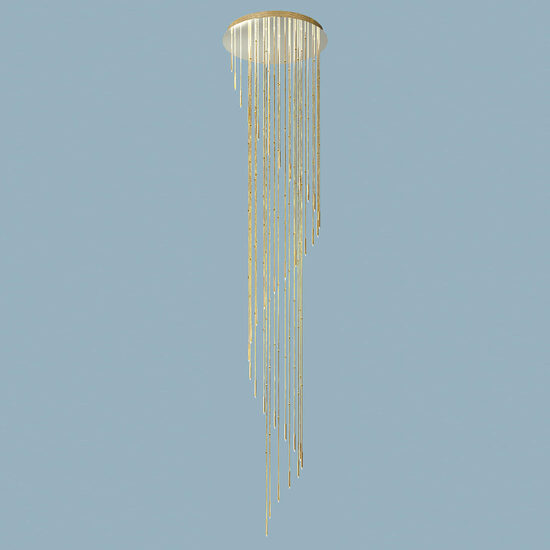 Plafoniera moderna 36xG9/20W, Spiralluster DLU-2344/120/36/6.4 Gold Orion