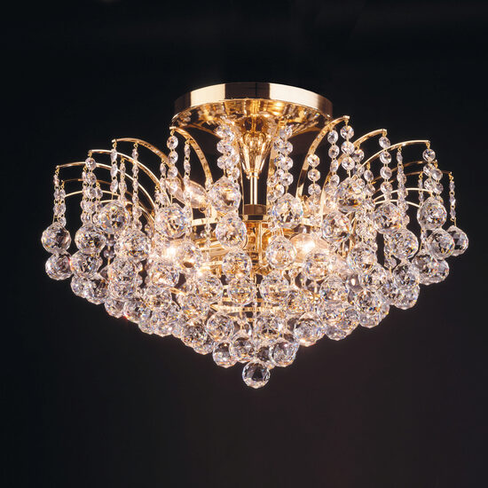 Plafoniera moderna 9xE14/40W, Kristall Klassisch DLU 2324/9/62 Gold Orion