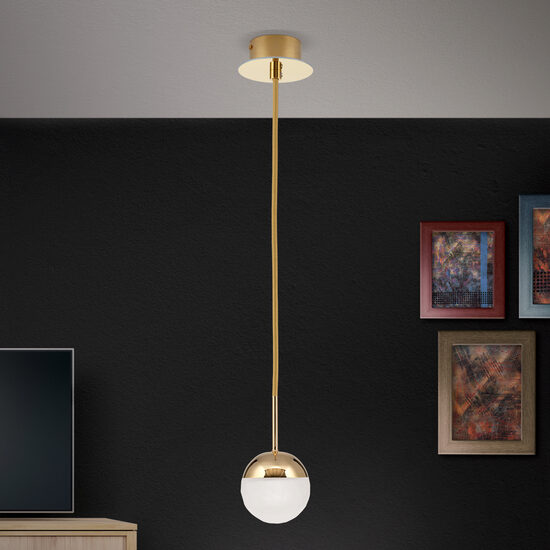 Lustra moderna alama Aur 24K LED 4.5W/380lm/3000K, Ball HL 6-1659/1 Gold Orion