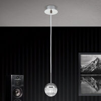 Lustra moderna alama nichel LED 4.5W/380lm/3000K, Ball HL 6-1659/1 Nickel Orion