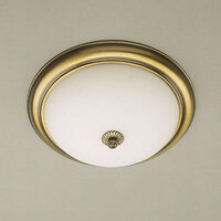 Plafoniera clasica patinata 3xE27/60W, Empire DL 7-087/3/47 PATINA/OPAL-MATT Orion