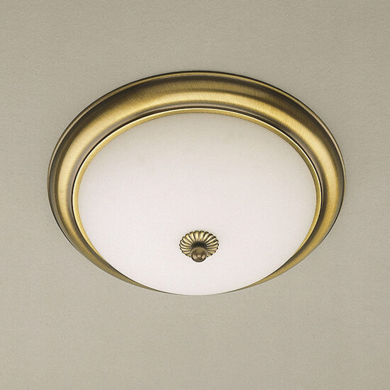 Plafoniera clasica patinata 3xE27/60W, Empire DL 7-087/3/47 PATINA/OPAL-MATT Orion