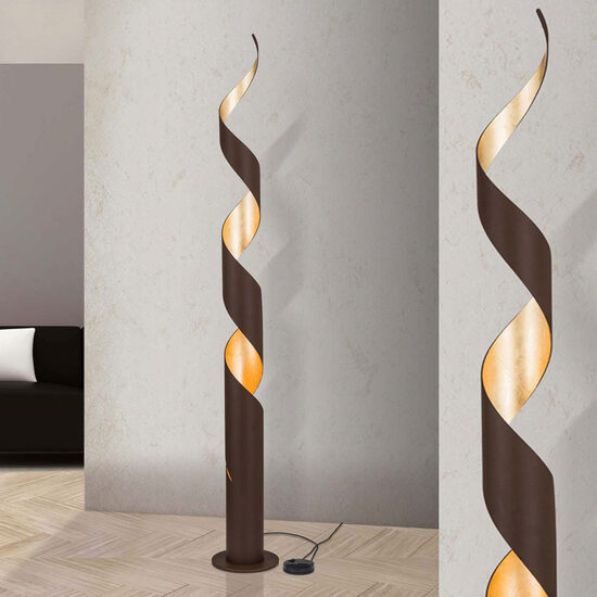Lampadar modern alama aurie 1xE27/60W, Eliano STL 12-1155/1 Antik-Gold Orion