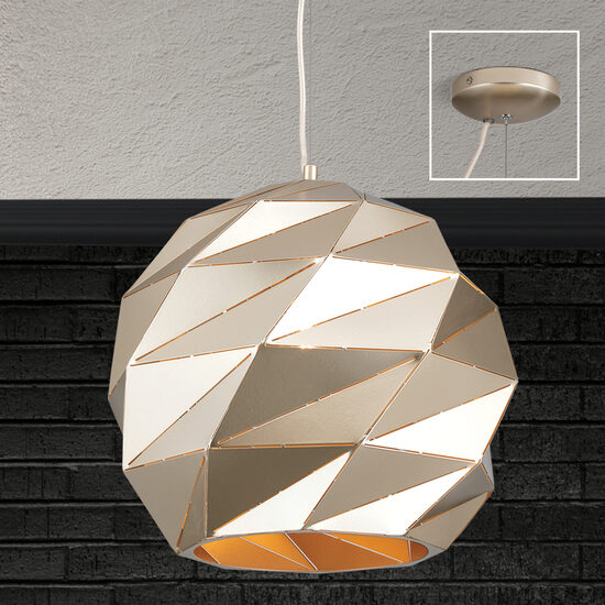 Lustra moderna aurie 1xE27/60W, Origami HL 6-1644/1 Gold Orion