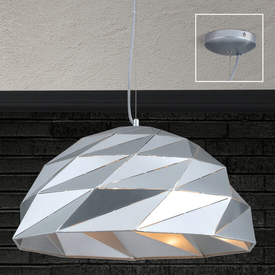 Lustra moderna argintie 1xE27/60W, Origami HL 6-1643/1 Silber Orion
