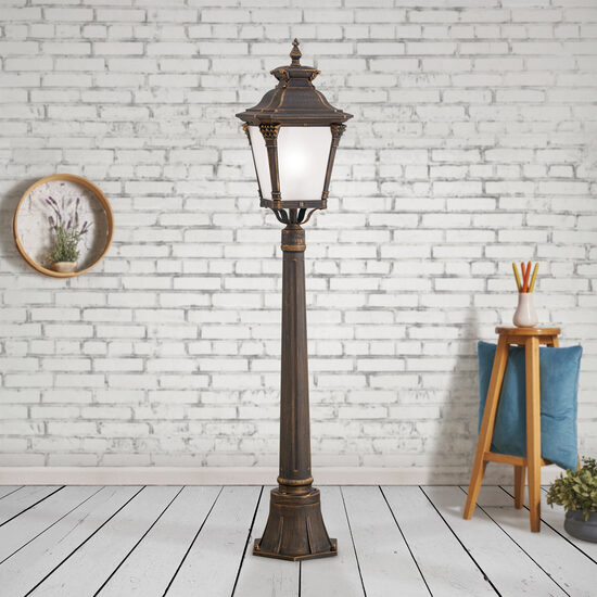 Stalp modern exterior alama patinata 1xE27/60W, Aiko AL 11-1140/1 Patina Orion