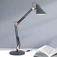 Lampa moderna look industrial 1xE27/40W, Bachelor LA 4-1188 Schwarz-Cu Orion