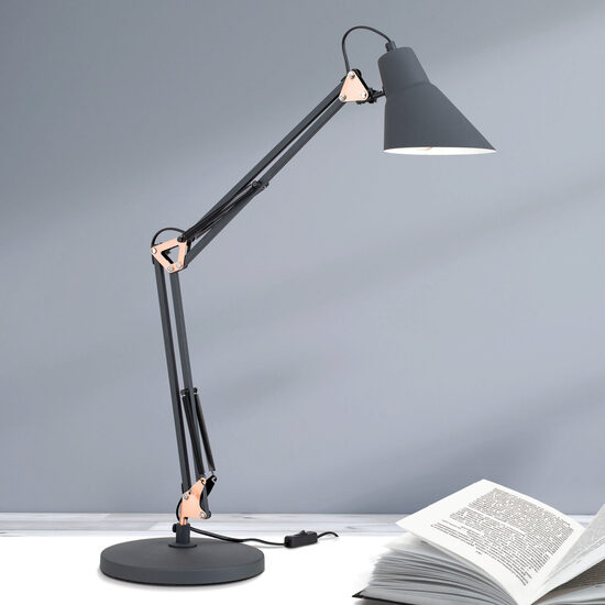 Lampa moderna look industrial 1xE27/40W, Bachelor LA 4-1188 Schwarz-Cu Orion