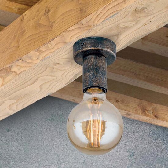 Plafoniera moderna look industrial 1xE27/60W, Retro DL 7-6251/1 Vintage Orion