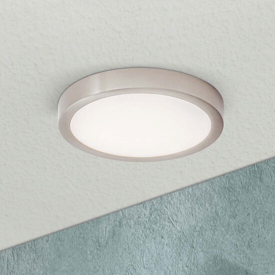 Plafoniera moderna argintie LED 15W/1300lm/3000K, Lero DL 7-622/18 Titan Orion