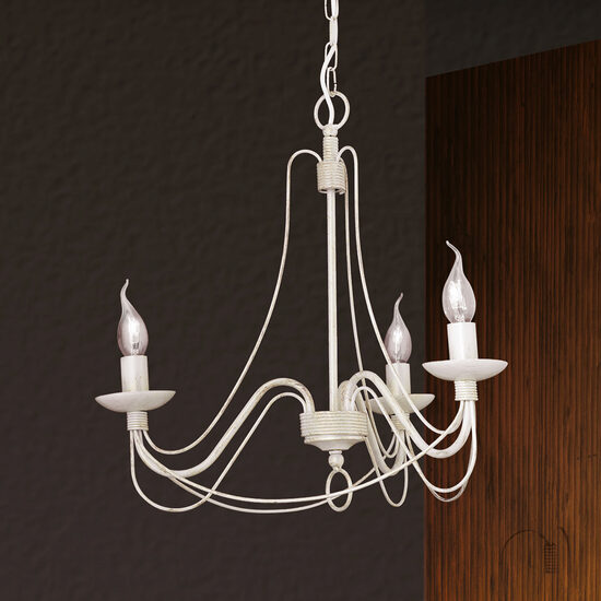 Candelabru florentin antichizat 3xE14/40W, Vela LU 1531/3 Elfenbein-Gold Orion