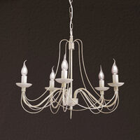 Candelabru florentin antichizat 5xE14/40W, Vela LU 1531/5 Elfenbein-Gold Orion