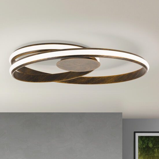 Plafoniera moderna maro LED 58W/1500lm/3000K, Circus DL 7-638 Antik Orion