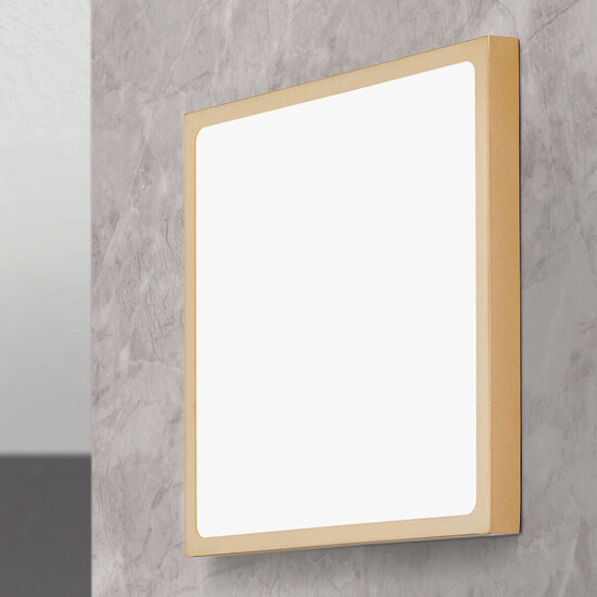 Plafoniera moderna aurie LED 25W/2400lm/3000K, Lero DL 7-623/30 Gold Matt Orion