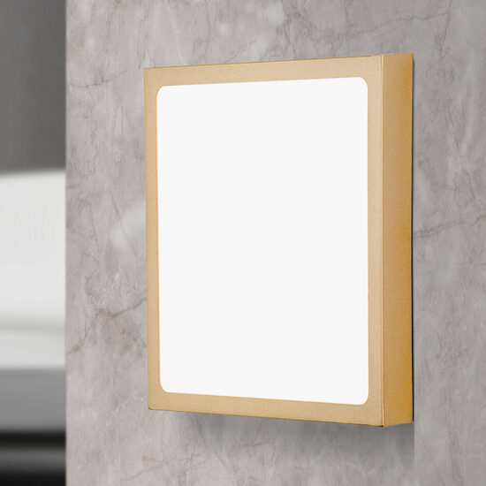 Plafoniera moderna aurie LED 22W/2100lm/3000K, Lero DL 7-623/23 Gold Matt Orion