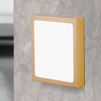 Plafoniera moderna aurie LED 15W/1300lm/3000K, Lero DL 7-623/18 Gold Matt Orion