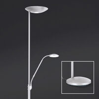 Lampadar modern argintiu LED 6W/600lm 2200K/6000K, Cobra STL 12-1176 Satin Orion