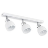 Aplica/Plafoniera moderna alba, 3 spoturi mobile, 3xE27/60W, Feniks 02593 P3 BIA, Lemir