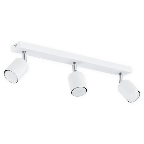 Aplica/Plafoniera moderna alba, 3 spoturi mobile, 3xGU10/40W, Denis 02623 P3 BIA, Lemir