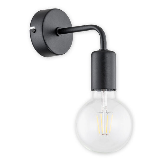 Aplica moderna neagra, metalica, 1xE27/60W, Maris 02750 K1 CZA, Lemir