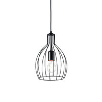 Lustra vintage neagra 1xE27/60W, Ampolla-2 SP1 148151 Ideal Lux